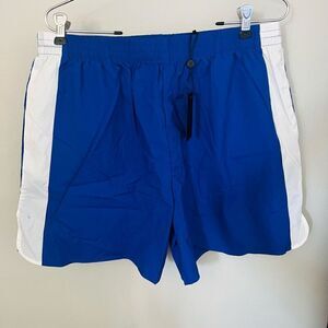 RAG & BONE Penn Pull-On Shorts, Relaxed Fit, Size Large‎ (14/16), Blue, NWT